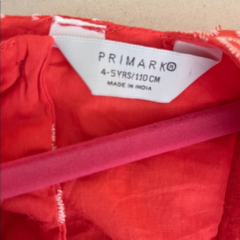 Primark Vibrant Coral Orange Dress - Picture 2 of 3